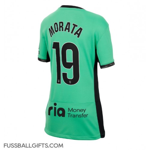 Atletico Madrid Alvaro Morata #19 Fußballbekleidung 3rd trikot Damen 2023-24 Kurzarm